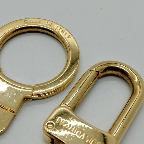 Louis Vuitton Key Ring Gold Browns 466-050625 - Picture 7 of 9